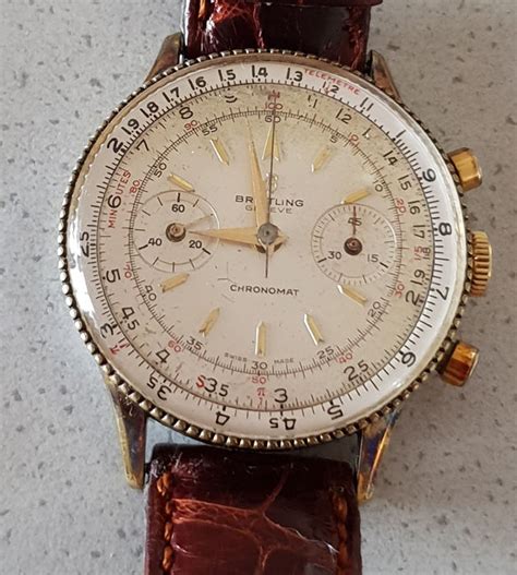 breitling 808 gold 1945|breitling 808 for sale.